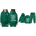 thumbnail image 3 of KidS Trust in the Lord Hoodies Long Sleeve Cute Graphic Hoodies Oversize Pullover Jogging Pants 2 Pcs Winter Clothes Teen Girl Trendy Clothes 4-5 Years Cute&nbsp;Boys Girls&nbsp;Clothing, 3 of 6