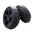 thumbnail image 1 of AMLESO 2 Pieces Grocery Cart Wheels Cart Wheel for Folding Grocery Cart Replacement, 1 of 8