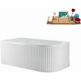 thumbnail image 3 of 59" Streamline N4020BNK Soaking Freestanding Tub and Tray With Internal Drain, 3 of 7