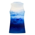thumbnail image 3 of Aueoeo Men's Tie-Dyed Tank Top Sleeveless Novelty Graphic Tees Mens Big & Tall Casual Cool Sports Workout Tank Tops for Men Vacation Hawaiian Beach T-Shirts 2X 3X 4X Dark Blue, 3 of 4