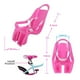 thumbnail image 4 of Asiento de muñeca Regalos de cumpleaños con calcomanías de bricoje Asiento de bicicleta de muñecccesorios de bicicleta para niñas Rosado Baoblaze Asiento de bicicleta para muñecas, 4 of 8