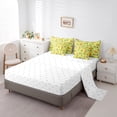 thumbnail image 5 of Castle Fairy Kids Children Cartoon Capybara Bedding Comforter Set 7pcs,Green Brown Queen Bedding Sets Super Cozy,Kawaii Animal Queen Sheet Sets,Luxury Bedroom Decor,Reversible, 5 of 8