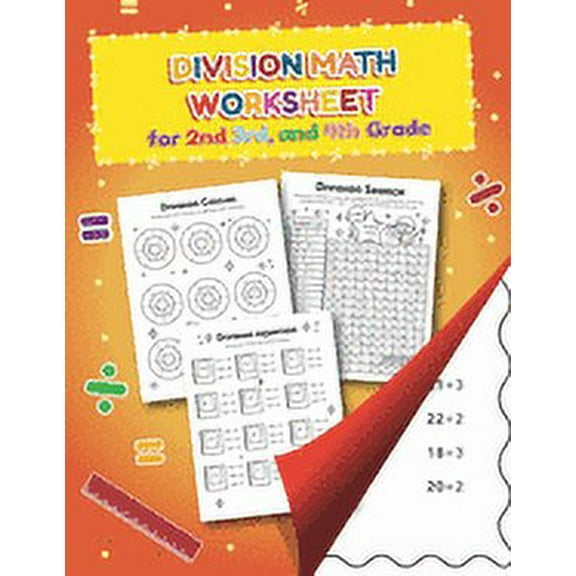 My First Workbook of Division Practice Workbook and Activity Sheets: Over 20 Fun Designs For Boys And Girls - Educational Worksheets for 3rd and 4th grade (Paperback)