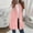 *Pink, variant on ClodeEU Women Double Faced Hooded Long Vest,Fall Jackets Cardigan Vest Outerwear Beige,Womens Plus L