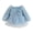 Blue, variant on Girl Romper Baby Girls Ruffle Bodysuit Knit Shirt Toddler Girl Jumpsuit Tops(Blue,70)