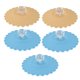 thumbnail image 1 of 5 uds. De tapas de silicona para tazas de 11cm, fundas creativas para tazas de diamante, tapas reutilizables antipolvo para bebid HOMEMAXS 6046824-MX, 1 of 6
