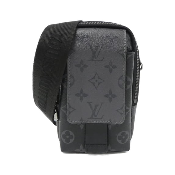 Pre-Owned Louis Vuitton Monogram Eclipse Reverse Double Phone Handbag Pouch M81321 Shoulder Bag