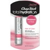 ChapStick Total Hydration Moisture + Tint Rose Petal Tinted Lip Balm Tube, 0.12 Oz