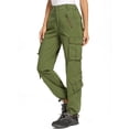 thumbnail image 6 of POENTAB Cargo Pants for Women Cotton Work Pant Hiking Trousers with 8 Pockets(No Belt), 6 of 8