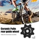 thumbnail image 3 of Rodamiento impulsor de la polea de la aleación de aluminio del desviador trasero de cerámica de la bicicleta de montaña 8T, 3 of 7