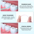 thumbnail image 5 of BPPEG 200Pcs Double-Head Dental Floss Picks,Disposable Plastic Flossers with Holders for Teeth Cleaning,Braces Care&Oral Hygiene,Interdental Brushes for Plaque Removal, 5 of 8