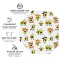 thumbnail image 3 of Kdxio Kawaii Mexican Avocado Funny Coasters,4 Pcs Leather Coasters,Housewarming Gifts,Protect Furniture from Water Marks Scratch and Damage, 3 of 6