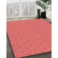 thumbnail image 3 of Ahgly Company Machine Washable Indoor Round Transitional Red Area Rugs, 8' Round, 3 of 7