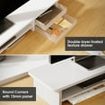 thumbnail image 6 of Fenge Dual Monitor Stand, 42.5inch Monitor Riser with Acrylic Drawer, 6 of 8