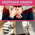 thumbnail image 3 of Hand Casting Kit - 3D Hand Model Plaster for Memorable Gifts & Crafts, 3 of 4