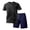 Black-B#10511BB, variant on Mens Short Sets 2 Piece Outfits Mesh Quick Dry Athletic Men's Short Sleeve T-Shirt & Shorts Set Casual Summer 2 Piece Fashion Summer Tracksuits