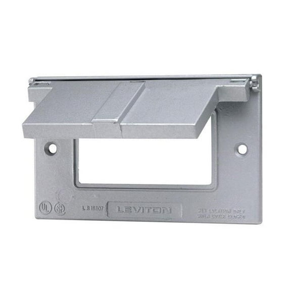Leviton Manufacturing 04996-0GY 1-Gang Thermoplastic Cover
