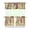 White-231, variant on Vintage Paris Kitchen Curtains Set - Fashion Travel Tier and Valance with Girly Pink Beach Girl Adventure Explore Trip Journey Vacation Flight Airplane Print, Light Filtering Drapes