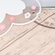 thumbnail image 2 of Alfombrilla para cuenco en forma de flor, alfombrilla decorativa antiadherente antiescaldaduras para escritorio (blanco M) Ehuebsd Libre de BPA, 2 of 6