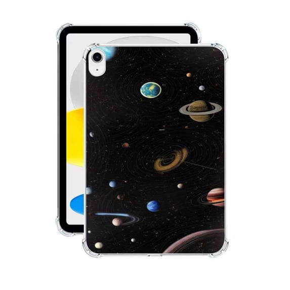 Compatible with iPad mini 4 Phone Case, Planets-7 Case Silicone Protective for Teen Girl Boy Case for iPad mini 4