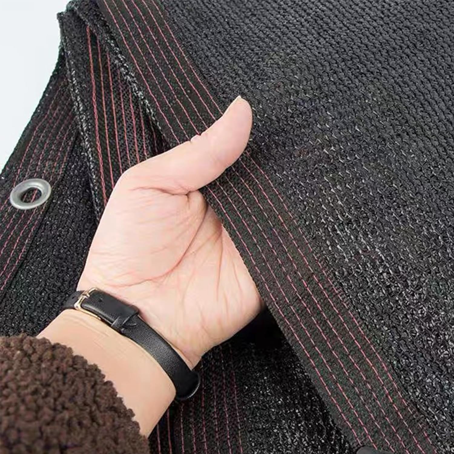 90% Shade Cloth Mesh Tarp: 19.69 × 13.12 FT Heavy Duty Shade Cloth for Garden with Grommets, Sunblock Shade for Outdoor Patio Plants Cover Greenhouse Barn or Kennel Canopy Flowers Patio