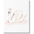 thumbnail image 1 of Stupell Industries Princesse Cygne Élégante Portant Couronne Diadème Bijoux Roses, Design par Studio Q, 1 of 6