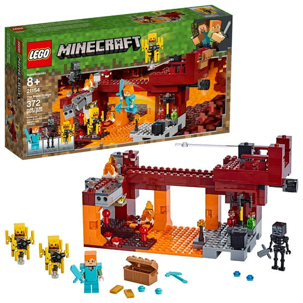 Lego Minecraft The Blaze Bridge 21154 Toy Battle Building Set 370