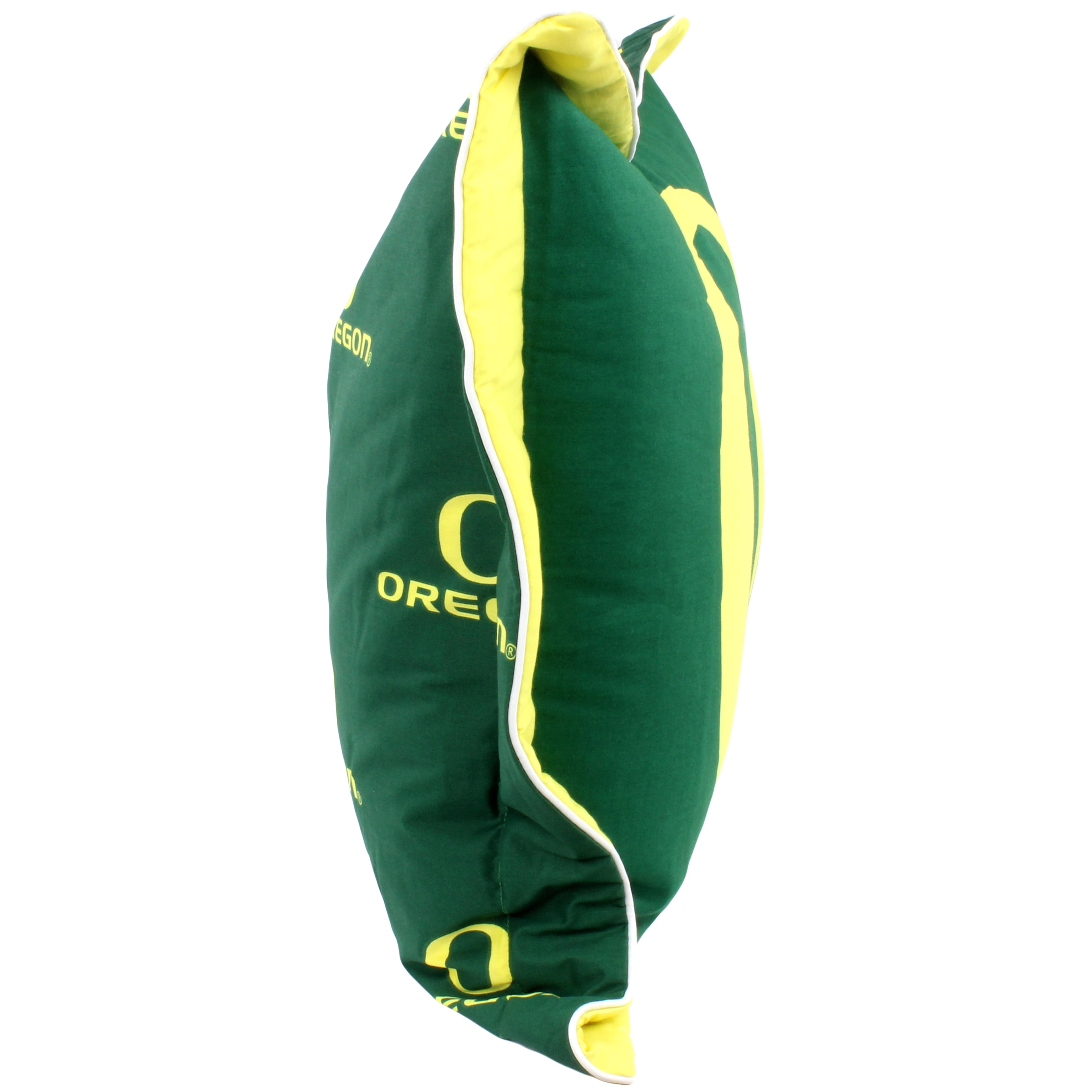 Oregon Ducks 2 Pc Reversible Cotton Comforter Set, 1 Comforter, 1 Sham, Twin