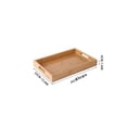thumbnail image 2 of HHGBAD Versatile Wooden Serving Tray, Eco-Friendly Bamboo Design, Ideal for Appetizers, Drinks, Breakfast in Bed, Easy to Clean, Perfect for Parties and Gatherings, 2 of 10