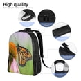 thumbnail image 5 of Honeii A monarch butterfly Print Laptop Backpack for Work, College, Travel, Daily Backpacks for Men Women, Sport Rucksack,Computer Bag, 5 of 8