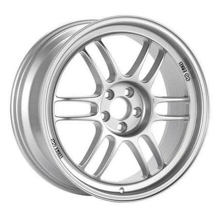 Enkei 17 x 8 in. RPF1 5 x 114.3 Bolt Pattern 35 mm Offset 73 mm Bore Silver Wheel for Evo 8-9