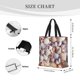 thumbnail image 3 of Balery Sea Shells Bolsa de Mano para Mujeres con Cremallera, Bolsa de Gimnasio con Compartimentos, Bolsa para Laptop, Bolsa para Trabajo, 3 of 7