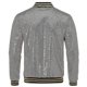 thumbnail image 3 of Fashion Men's Sequins Casual Jacket Party Bomber Zipper CoatS, 3 of 4