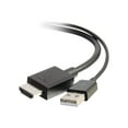 thumbnail image 3 of C2G 4K HDMI to DisplayPort Adapter - HDMI to DP Active Video Adapter - M/F - Video converter - HDMI - HDMI - black, 3 of 4