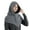 Gray, variant on Hooded Scarf for Women,Winter Warm Knit Balaclava Hood Scarf Hat with Adjustable Drawstring for Cycling,Skiing,Hiking