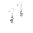thumbnail image 2 of Silvertone Violin Heart French Earrings, 2 of 4