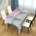 thumbnail image 4 of Yayeee Tablecloths 54" x 54" Rectangle Wrinkle Resistant Party Table Cover, Green Geometric, 4 of 8