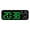 Green, variant on Voice Control LED Digital Alarm Clock with 12/24H Format, Auto Dimming, Time/Date/Week/Temp Display for Home Office
