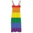 thumbnail image 6 of GayPride Flag Sleeveless Dress party dresses women sexy dress wedding guest dress, 6 of 6