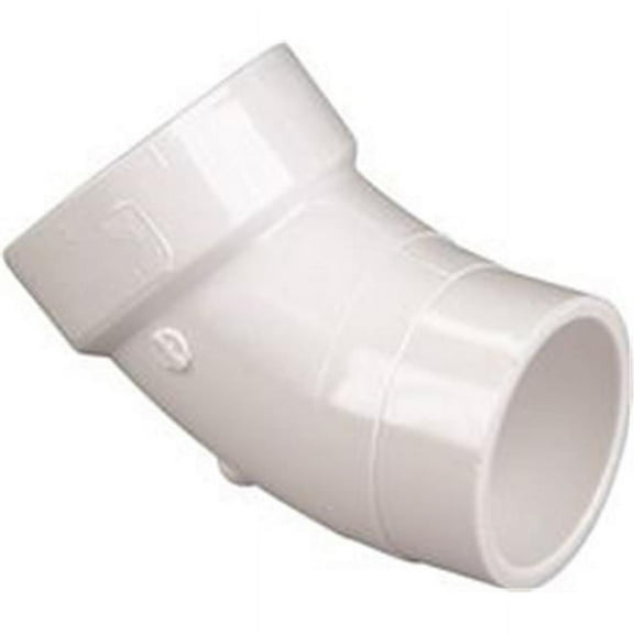 Nibco 92402 DWV PVC 0.125 Bend Street Elbow - 2 in.