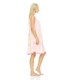 thumbnail image 2 of Lati Fashion Women Night Gown Sleeveless Sleepwear Female Woman Sleep Nightshirt Pink Size X-Large, 2 of 4