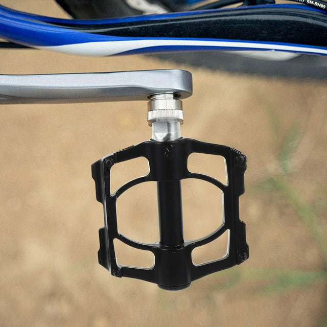 YSNOOWE 1Par Accesorios Pedales Plegables De Aluminio Negro Para Bicicletas