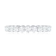 thumbnail image 5 of Rosec Jewels 2.25 CT Certified Moissanite Eternity Ring for Women, Round Cut Moissanite Ring in Floating Setting, 18K White Gold, US 8.50, 5 of 9