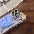 thumbnail image 5 of Bamboo Butterfly Full Wrap Case with Lens Film, Lens Full Wrap Protection, Lightweight Premium, Drop Proof, for iPhone 15 14 13 12 11 Pro Max Phone Case (P2,iPhone 15 Pro), 5 of 8