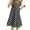 Black, variant on Kiijoy Big Girls Summer Polka Dots Short Sleeve Dress Relaxed Fit Casual A-Line Dress