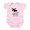 Petal Pink, variant on CafePress - Vermont Moose Body Suit - Baby Light Bodysuit, Size Newborn - 24 Months