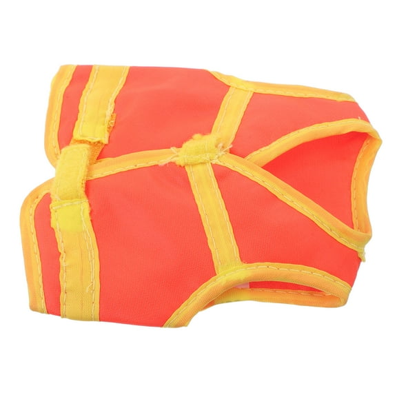 RENACLIPY Orange Reflective Safety Vest for Dolls, Polyester Material, High Realism, Versatile Doll Accessory