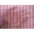 thumbnail image 4 of oneOone Cotton Silk Fabric Geometric Sign|Triangle & Stripe Block Printed Fabric 1 Yard 42 Inch Wide, 4 of 4