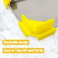 thumbnail image 4 of Lot de 12 Empileurs de Plateaux pour Accessoires de Séchage par Congélation, Empileurs de Plateaux Compatibles avec les Plateaux Récolte Réduisant l'Espace (Jaune), 4 of 5