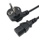 thumbnail image 2 of Cable de CA 1,5 m Cable de alimentación de aislamiento de PVC Cable de extensión Adaptador para dispositivo de conexión Enchufe de la UE Inevent EL001948-00B, 2 of 7